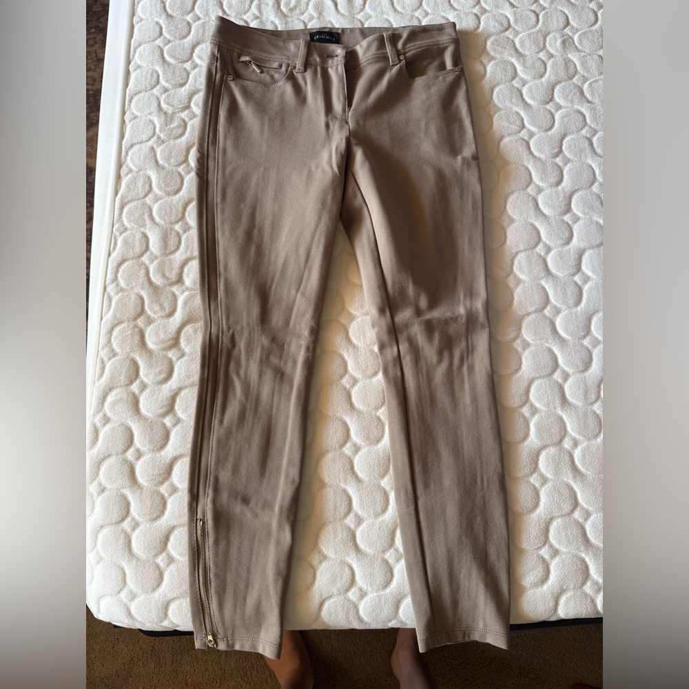 Women's Tan Straight Leg Pants
